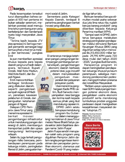 Edisi Kamis, 3 Juli 2025: E-Koran, Bacaan Positif Masyarakat 5.0
