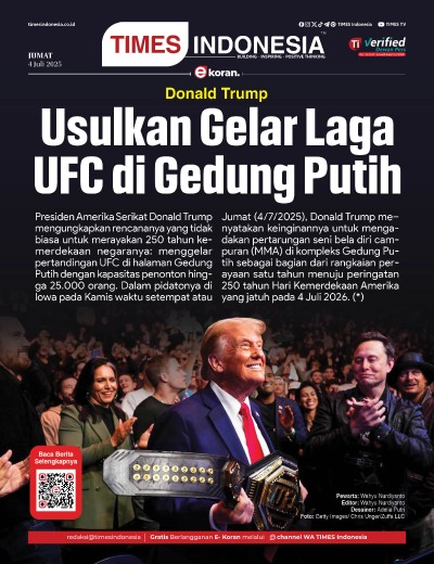 Edisi Jumat, 4 Juli 2025: E-Koran, Bacaan Positif Masyarakat 5.0