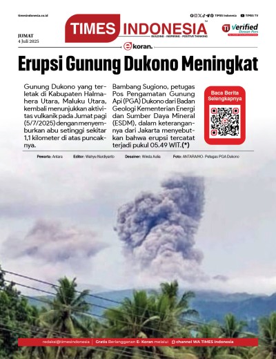 Edisi Jumat, 4 Juli 2025: E-Koran, Bacaan Positif Masyarakat 5.0