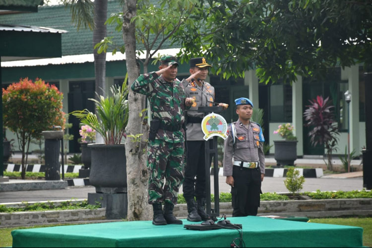 Pimpin Apel Pengamanan Suran Agung di Ponorogo, Ini Pesan Tegas Dandim dan Kapolres