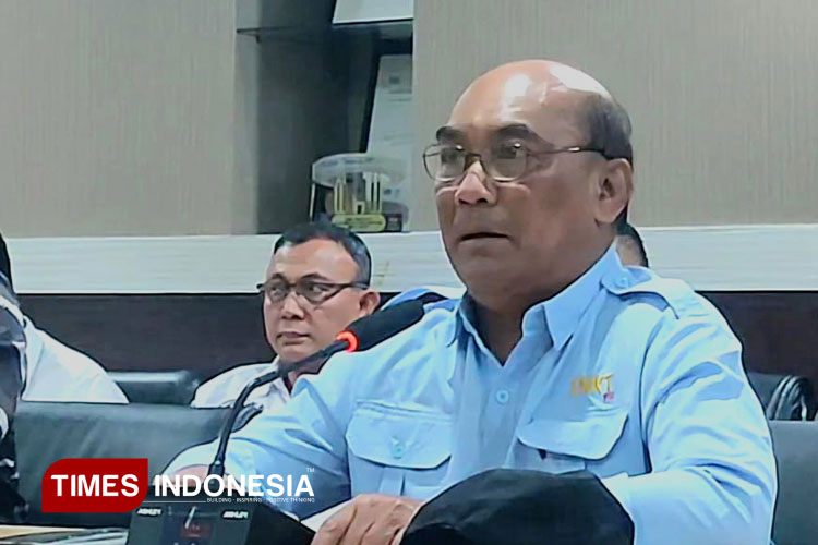 Ketua KNKT, Soerjanto Tjahjono. (Foto : Anggara Cahya/TIMES Indonesia)