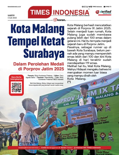 Edisi Sabtu,5 Juli 2025: E-Koran, Bacaan Positif Masyarakat 5.0