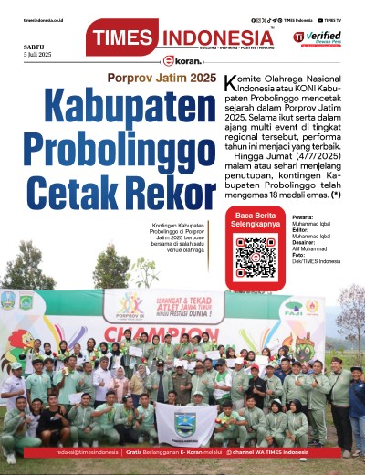 Edisi Sabtu, 5 Juli 2025: E-Koran, Bacaan Positif Masyarakat 5.0
