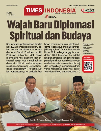 Edisi Sabtu, 5 Juli 2025: E-Koran, Bacaan Positif Masyarakat 5.0