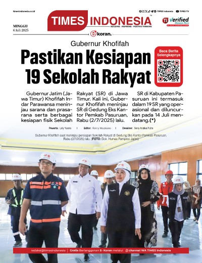 	Edisi Minggu, 6 Juli 2025: E-Koran, Bacaan Positif Masyarakat 5.0