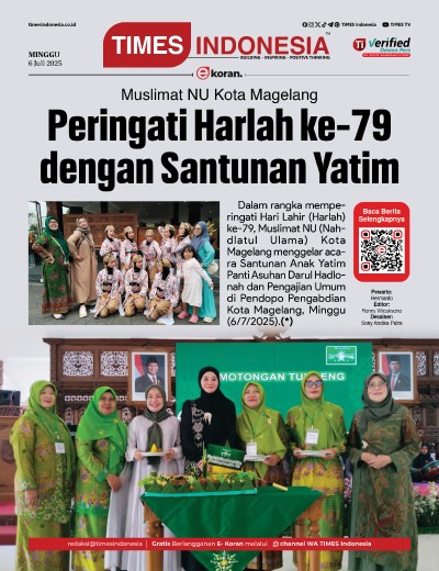 	Edisi Minggu, 6 Juli 2025: E-Koran, Bacaan Positif Masyarakat 5.0