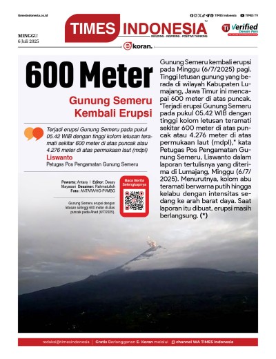Edisi Minggu, 6 Juli 2025: E-Koran, Bacaan Positif Masyarakat 5.0