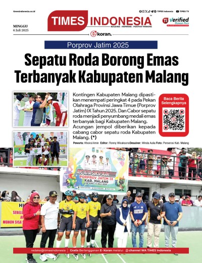 	Edisi Minggu, 6 Juli 2025: E-Koran, Bacaan Positif Masyarakat 5.0