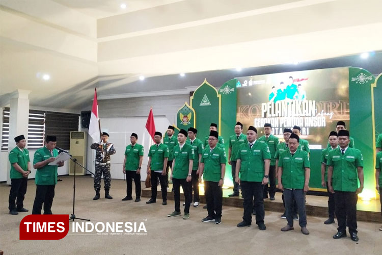 Pengurus Baru Dilantik, GP Ansor Kota Kediri Bertekad Jadi Penggerak Perubahan