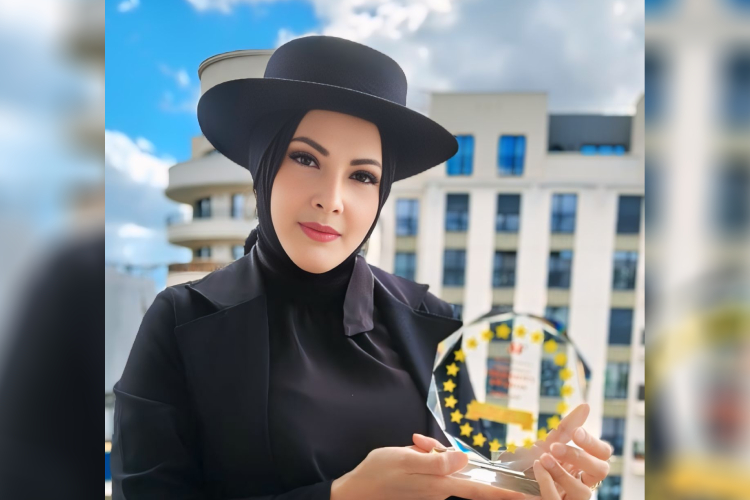 Di Paris, Lea Elfara Raih Penghargaan dari Multiface France International Celebrity Award 2025