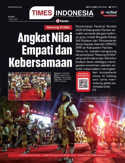 Edisi Senin,7 Juli 2025: E-Koran, Bacaan Positif Masyarakat 5.0