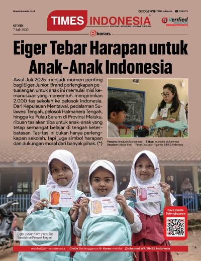 Edisi Senin,7 Juli 2025: E-Koran, Bacaan Positif Masyarakat 5.0