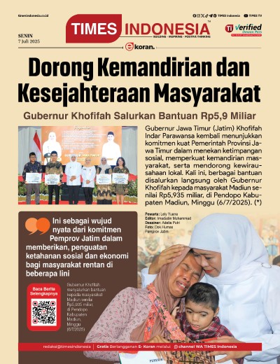 Edisi Senin,7 Juli 2025: E-Koran, Bacaan Positif Masyarakat 5.0