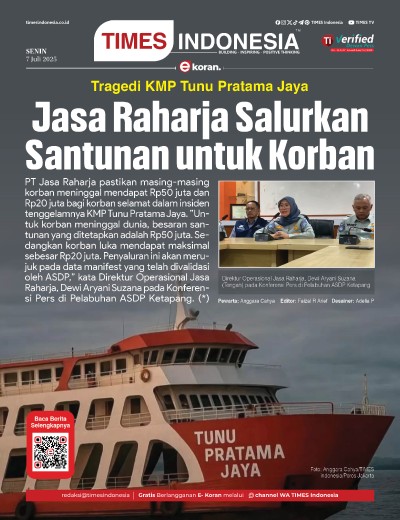 Edisi Senin,7 Juli 2025: E-Koran, Bacaan Positif Masyarakat 5.0
