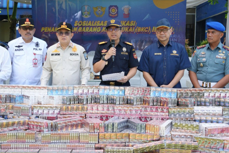 Bea Cukai Jatim Sinergi dengan APH Tindak Peredaran Rokok Ilegal