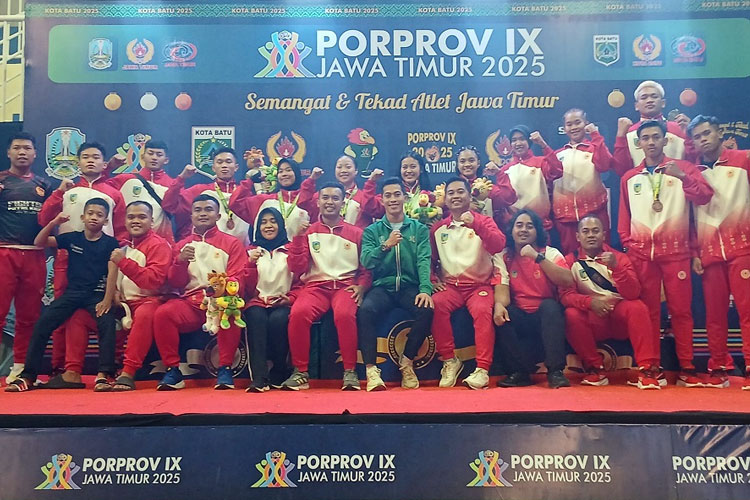 Kabupaten Kediri Naik Peringkat di Porprov Jatim 2025, Medali Emas Melonjak, Semangat Atlet Menggelora