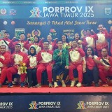 Kabupaten Kediri Naik Peringkat di Porprov Jatim 2025, Medali Emas Melonjak, Semangat Atlet Menggelora
