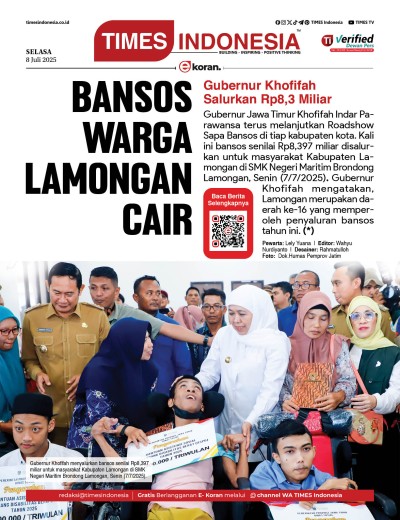 Edisi Selasa, 8 Juli 2025: E-Koran, Bacaan Positif Masyarakat 5.0