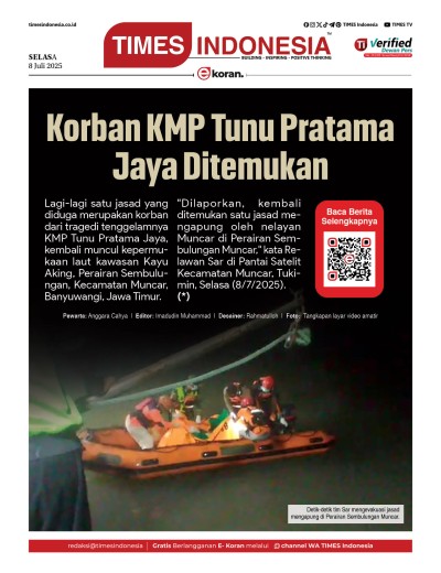 Edisi Selasa, 8 Juli 2025: E-Koran, Bacaan Positif Masyarakat 5.0