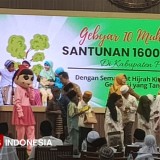 Ribuan Anak Yatim di Probolinggo Terima Santunan Baznas
