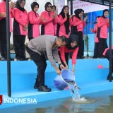 Kapolres Majalengka Resmikan Kolam Ketahanan Pangan Bhayangkari