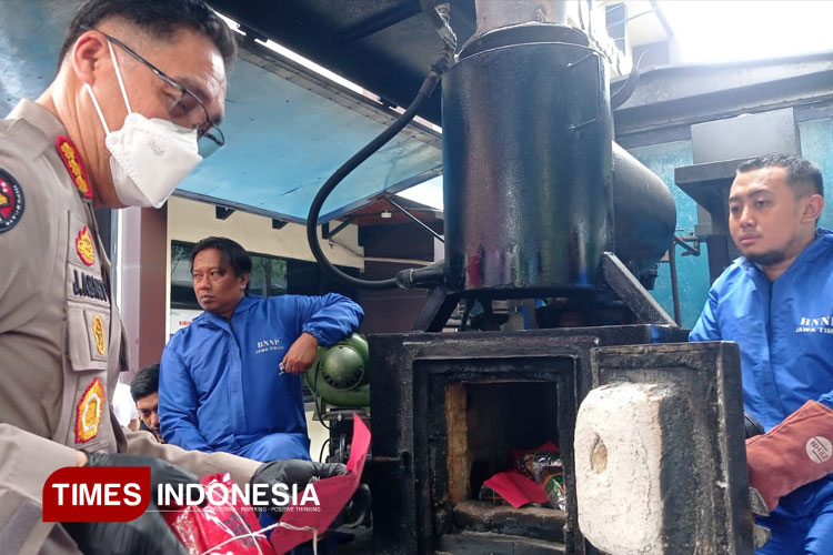 Ditresnarkoba Polda Jatim Musnahkan Barang Bukti 53 Ribu Narkotika Berbagai Jenis