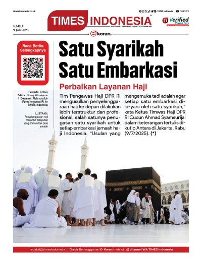 Edisi Rabu, 9 Juli 2025: E-Koran, Bacaan Positif Masyarakat 5.0