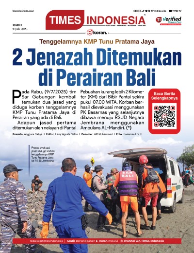 Edisi Rabu, 9 Juli 2025: E-Koran, Bacaan Positif Masyarakat 5.0