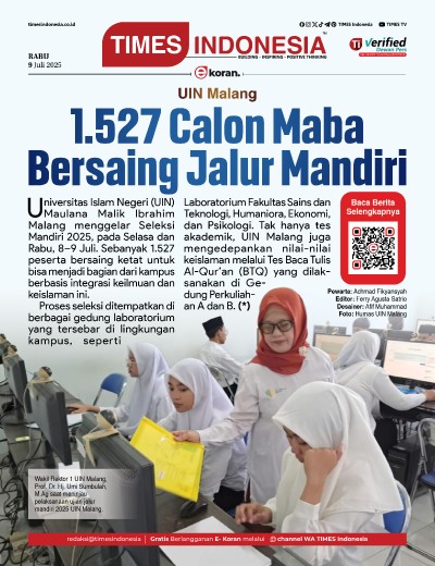 Edisi Rabu, 9 Juli 2025: E-Koran, Bacaan Positif Masyarakat 5.0