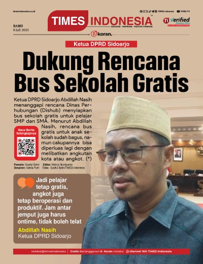 Edisi Rabu, 9 Juli 2025: E-Koran, Bacaan Positif Masyarakat 5.0