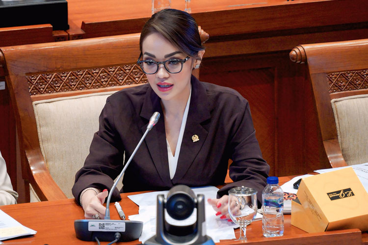 Anggota DPR, Andina Thresia Narang.