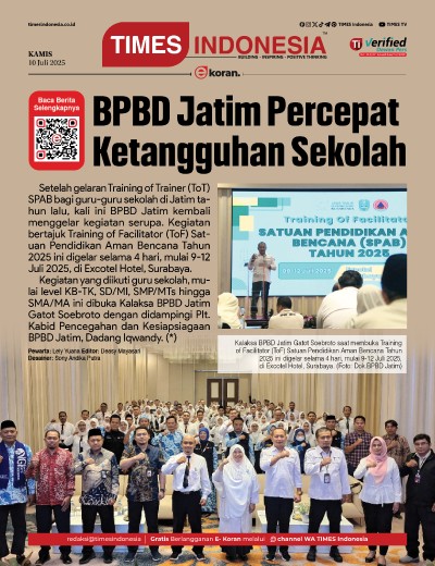 Edisi Kamis, 10 Juli 2025: E-Koran, Bacaan Positif Masyarakat 5.0