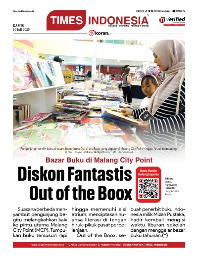 Edisi Kamis, 10 Juli 2025: E-Koran, Bacaan Positif Masyarakat 5.0
