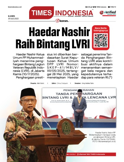Edisi Kamis, 10 Juli 2025: E-Koran, Bacaan Positif Masyarakat 5.0