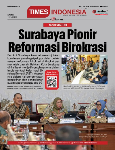 Edisi Kamis, 10 Juli 2025: E-Koran, Bacaan Positif Masyarakat 5.0