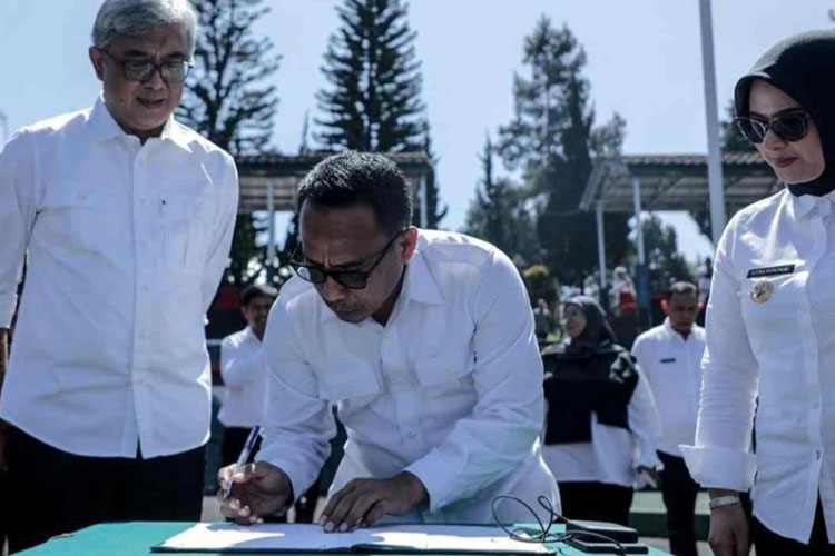 Pendidikan Karakter Gerbang Panca Waluya Usai, 39 Pelajar SMP dari Pangandaran Resmi Dilepas