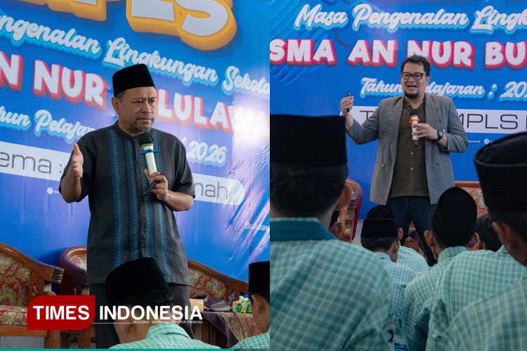 Pelaksanaan MPLS Hari Ketiga di SMA An Nur Bululawang. (FOTO: AJP TIMES Indonesia)