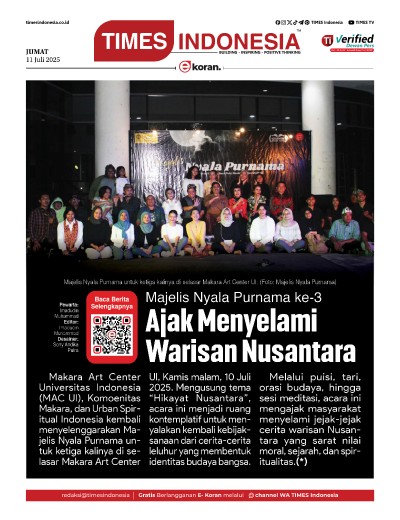 Edisi Jumat, 11 Juli 2025: E-Koran, Bacaan Positif Masyarakat 5.0