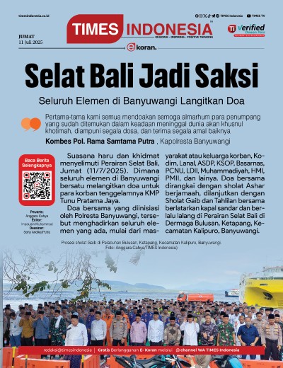 Edisi Jumat, 11 Juli 2025: E-Koran, Bacaan Positif Masyarakat 5.0
