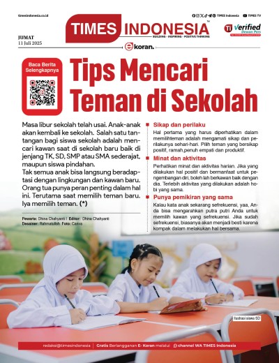 Edisi Jumat, 11 Juli 2025: E-Koran, Bacaan Positif Masyarakat 5.0