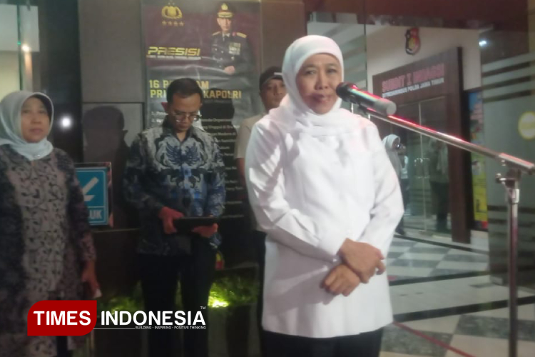 Gubernur Khofifah Berharap Keterangannya Bantu KPK Tuntaskan Kasus Hibah Pokmas