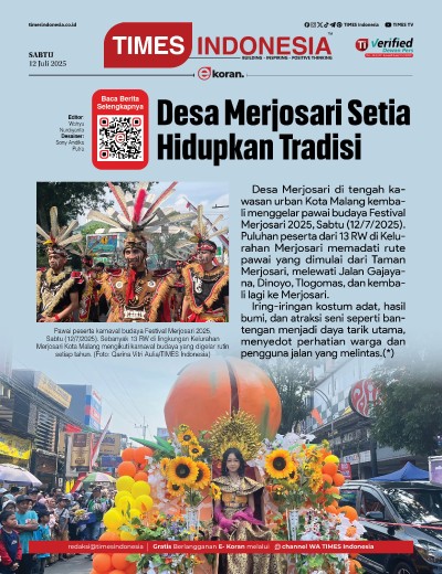 	Edisi Sabtu, 12 Juli 2025: E-Koran, Bacaan Positif Masyarakat 5.0