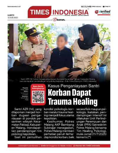 	Edisi Sabtu, 12 Juli 2025: E-Koran, Bacaan Positif Masyarakat 5.0
