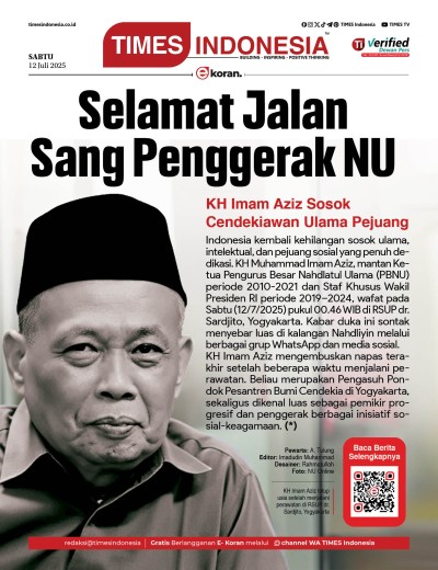 Edisi Sabtu, 12 Juli 2025: E-Koran, Bacaan Positif Masyarakat 5.0
