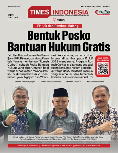 	Edisi Sabtu, 12 Juli 2025: E-Koran, Bacaan Positif Masyarakat 5.0
