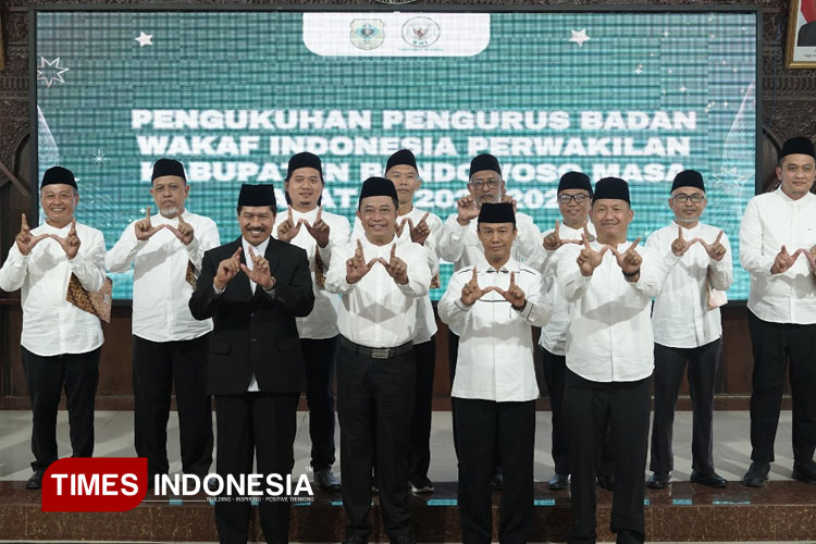 Komitmen Pemerintah Kabupaten Bondowoso dan pemangku kebijakan yang lain dalam mempercepat sertifikasi Wakaf (FOTO: Moh Bahri/TIMES Indonesia)