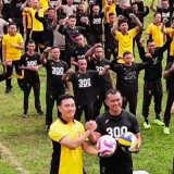 Pererat Sinergitas dan Solidaritas, Polres Cianjur dan Yonif Raider 300 Brajawijaya Gelar Olahraga Bareng