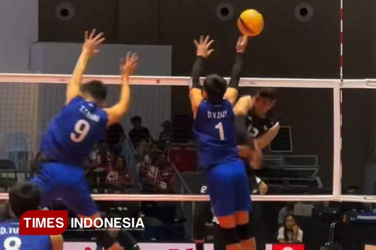 SEA V League 2025, Timnas Voli Putra Indonesia Tumbangkan Vietnam