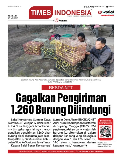 Edisi Minggu, 13 Juli 2025: E-Koran, Bacaan Positif Masyarakat 5.0