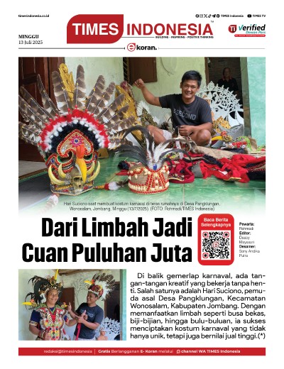 Edisi Minggu, 13 Juli 2025: E-Koran, Bacaan Positif Masyarakat 5.0